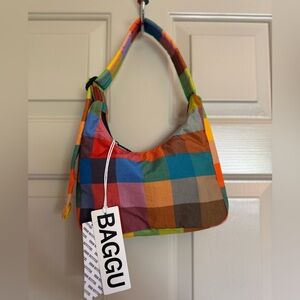 BAGGU Madras Mini Shoulder Bag